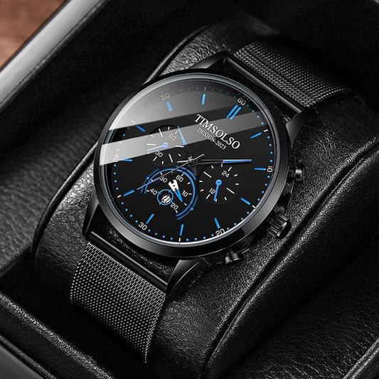 Elegant Cool Ultra-thin Calendar Quartz Watch